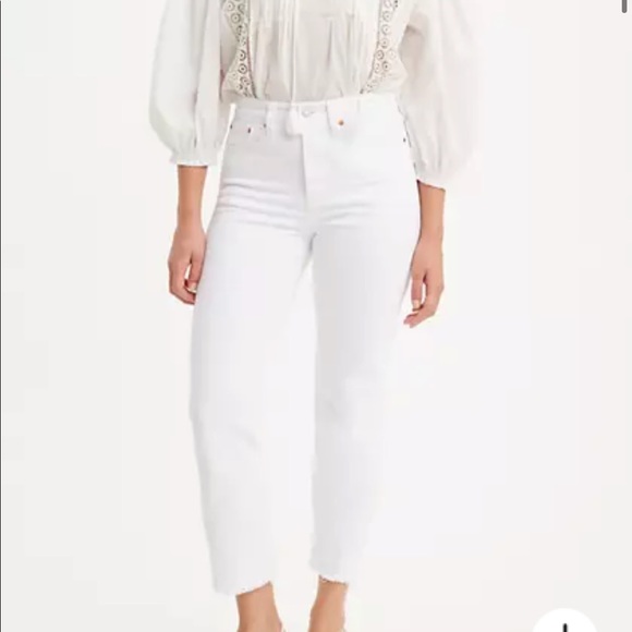 Levi’s Wedgie Straight Jean - white size 31 - Picture 2 of 2